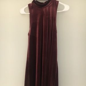 Velvet Maroon Dress